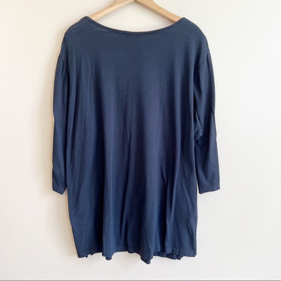 ULLA POPKEN Women’s black embellished Top Size 20/22 green beads jewels - Picture 5 of 8